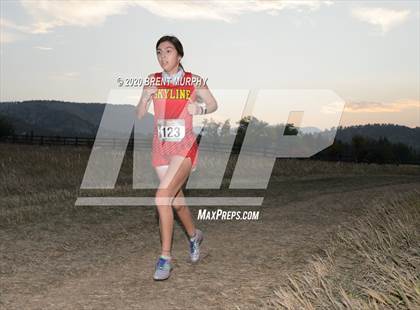 Thumbnail 2 in CHSAA Cross Country 4A Region 4 Girls photogallery.