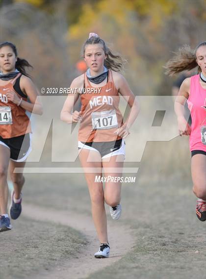 Thumbnail 1 in CHSAA Cross Country 4A Region 4 Girls photogallery.