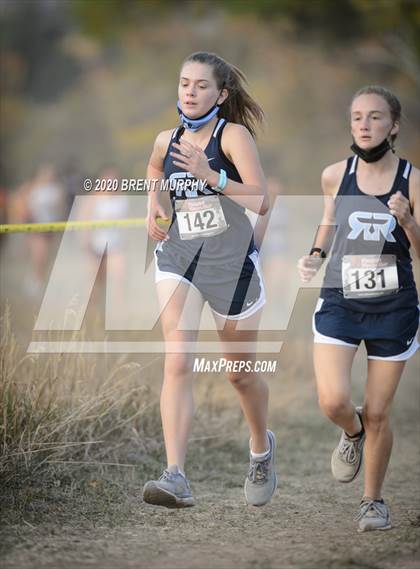 Thumbnail 1 in CHSAA Cross Country 4A Region 4 Girls photogallery.