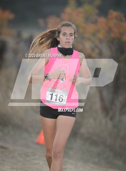 Thumbnail 1 in CHSAA Cross Country 4A Region 4 Girls photogallery.
