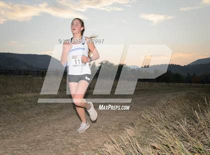 Thumbnail 2 in CHSAA Cross Country 4A Region 4 Girls photogallery.