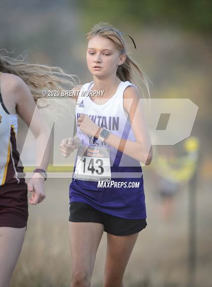 Thumbnail 2 in CHSAA Cross Country 4A Region 4 Girls photogallery.