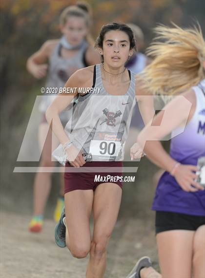 Thumbnail 2 in CHSAA Cross Country 4A Region 4 Girls photogallery.