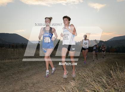 Thumbnail 2 in CHSAA Cross Country 4A Region 4 Girls photogallery.
