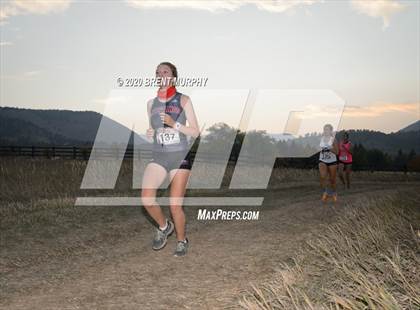 Thumbnail 2 in CHSAA Cross Country 4A Region 4 Girls photogallery.
