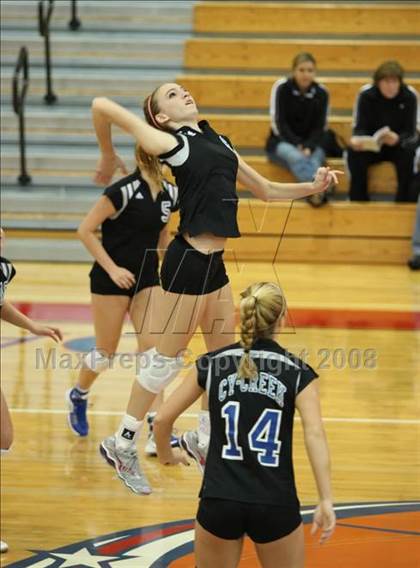 Thumbnail 2 in Grapevine vs Cy Creek (Nike Volleyball Classic) photogallery.