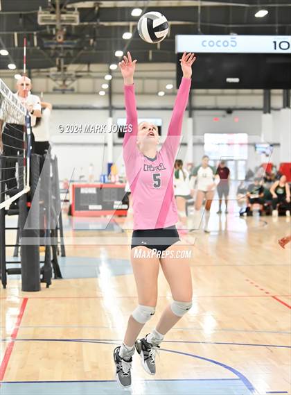 Thumbnail 2 in Casteel vs. Xavier College Prep (Nike TOC Southwest) photogallery.