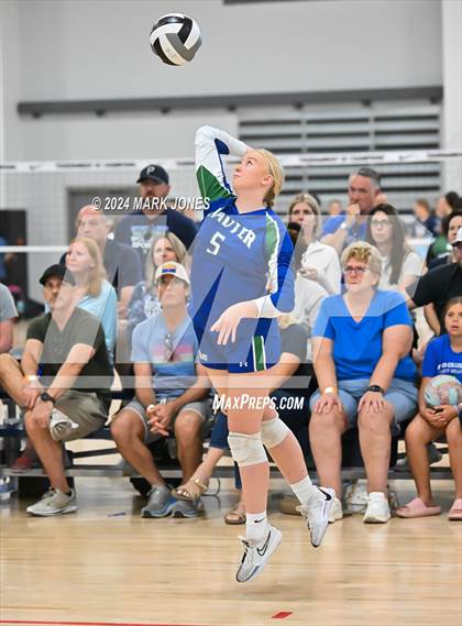 Thumbnail 2 in Casteel vs. Xavier College Prep (Nike TOC Southwest) photogallery.