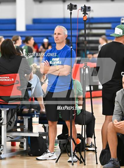 Thumbnail 3 in Casteel vs. Xavier College Prep (Nike TOC Southwest) photogallery.
