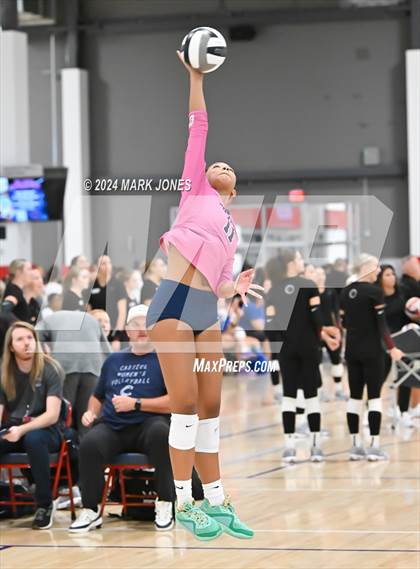 Thumbnail 2 in Casteel vs. Xavier College Prep (Nike TOC Southwest) photogallery.