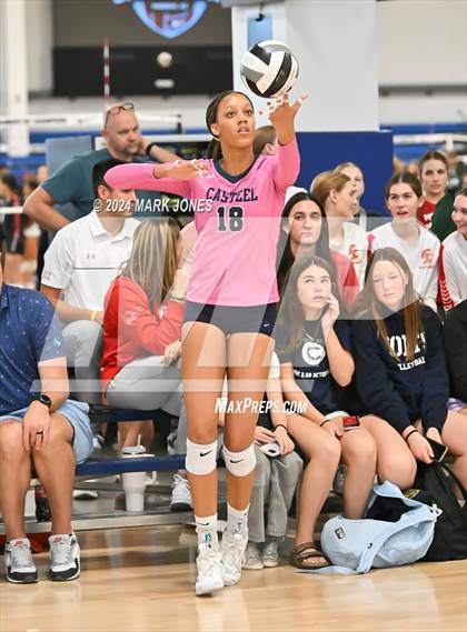 Thumbnail 1 in Casteel vs. Xavier College Prep (Nike TOC Southwest) photogallery.