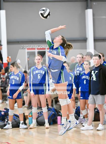 Thumbnail 1 in Casteel vs. Xavier College Prep (Nike TOC Southwest) photogallery.