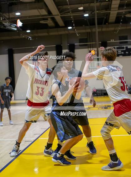Thumbnail 3 in Temecula Prep vs. Linfield Christian (Rancho Christian Eagles Showcase) photogallery.