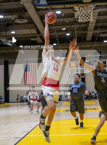 Thumbnail 1 in Temecula Prep vs. Linfield Christian (Rancho Christian Eagles Showcase) photogallery.