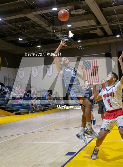 Thumbnail 2 in Temecula Prep vs. Linfield Christian (Rancho Christian Eagles Showcase) photogallery.
