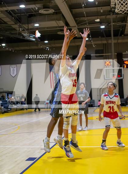 Thumbnail 2 in Temecula Prep vs. Linfield Christian (Rancho Christian Eagles Showcase) photogallery.