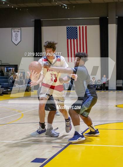 Thumbnail 1 in Temecula Prep vs. Linfield Christian (Rancho Christian Eagles Showcase) photogallery.