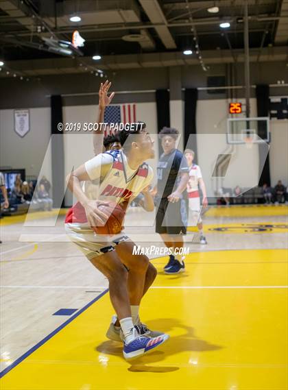 Thumbnail 1 in Temecula Prep vs. Linfield Christian (Rancho Christian Eagles Showcase) photogallery.