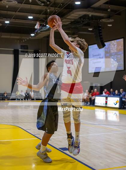 Thumbnail 3 in Temecula Prep vs. Linfield Christian (Rancho Christian Eagles Showcase) photogallery.