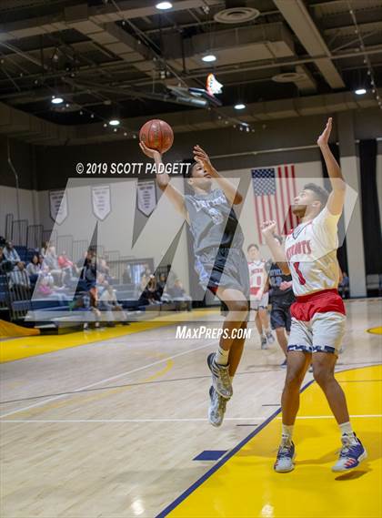 Thumbnail 1 in Temecula Prep vs. Linfield Christian (Rancho Christian Eagles Showcase) photogallery.