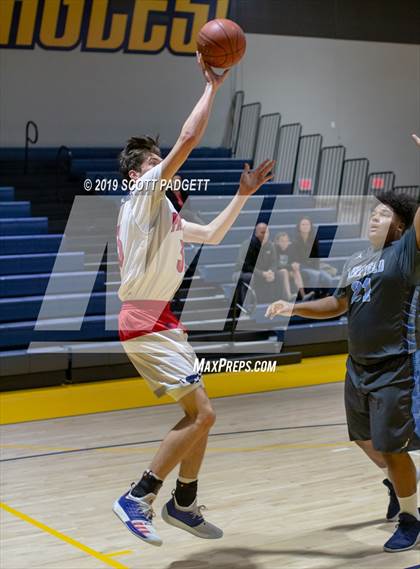 Thumbnail 2 in Temecula Prep vs. Linfield Christian (Rancho Christian Eagles Showcase) photogallery.