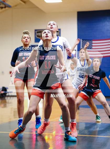 Thumbnail 1 in Oswego vs East Syracuse - Minoa (NYSPHSAA Section 3 AA First Round) photogallery.