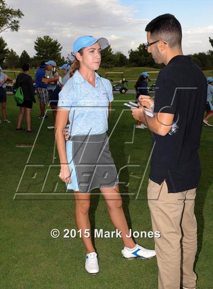 Thumbnail 2 in AIA D1 Girls Golf Championships photogallery.