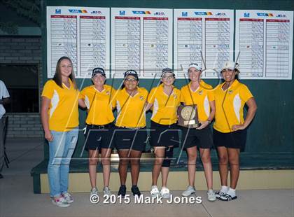 Thumbnail 2 in AIA D1 Girls Golf Championships photogallery.
