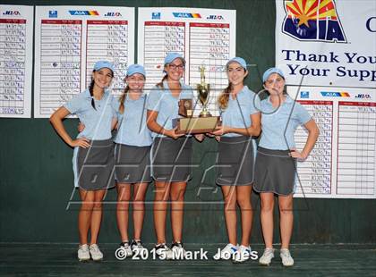 Thumbnail 2 in AIA D1 Girls Golf Championships photogallery.