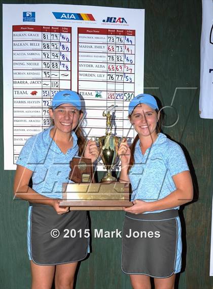 Thumbnail 1 in AIA D1 Girls Golf Championships photogallery.