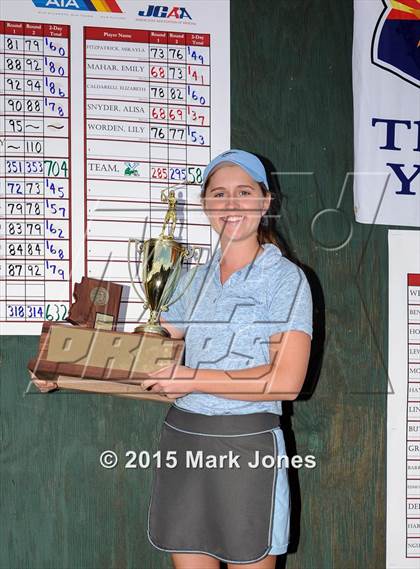Thumbnail 2 in AIA D1 Girls Golf Championships photogallery.