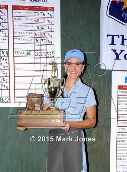 Thumbnail 1 in AIA D1 Girls Golf Championships photogallery.