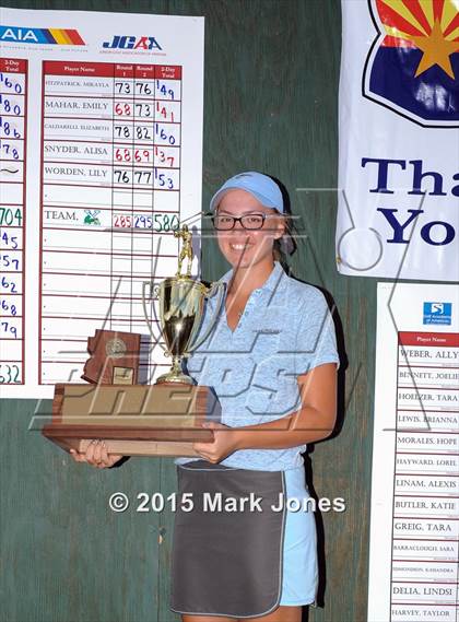 Thumbnail 3 in AIA D1 Girls Golf Championships photogallery.