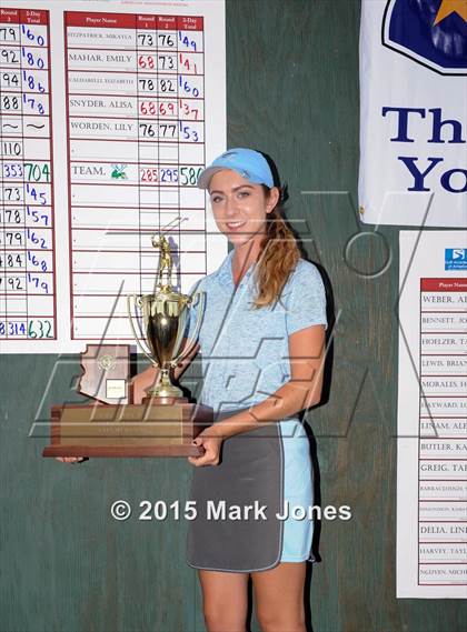 Thumbnail 1 in AIA D1 Girls Golf Championships photogallery.