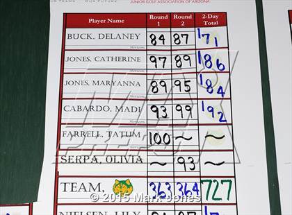 Thumbnail 3 in AIA D1 Girls Golf Championships photogallery.