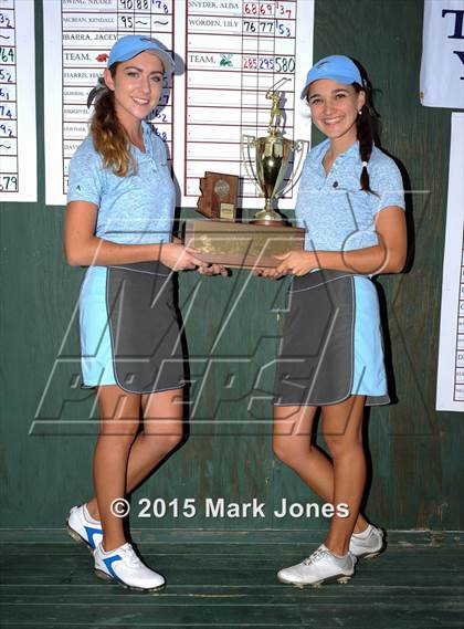 Thumbnail 2 in AIA D1 Girls Golf Championships photogallery.