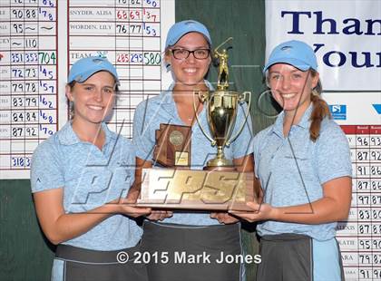 Thumbnail 2 in AIA D1 Girls Golf Championships photogallery.