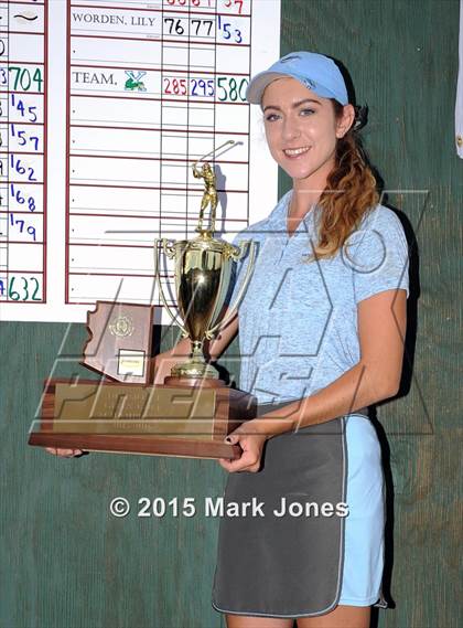 Thumbnail 3 in AIA D1 Girls Golf Championships photogallery.