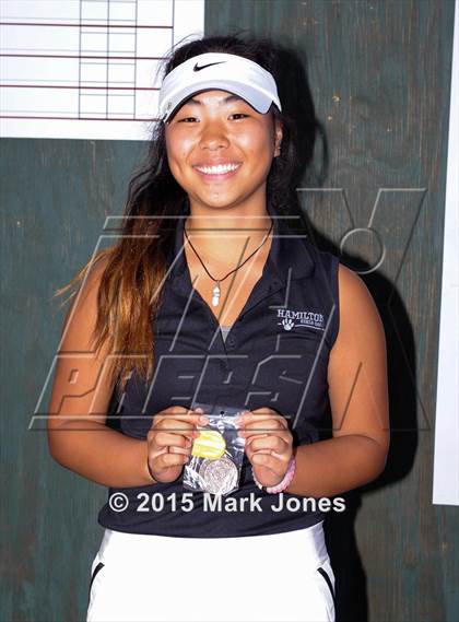 Thumbnail 1 in AIA D1 Girls Golf Championships photogallery.