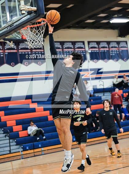 Thumbnail 2 in Calabasas vs La Canada (9th Annual west valley Boys Basketball Tip-off Classic) photogallery.