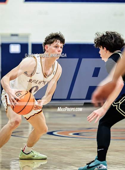 Thumbnail 2 in Calabasas vs La Canada (9th Annual west valley Boys Basketball Tip-off Classic) photogallery.