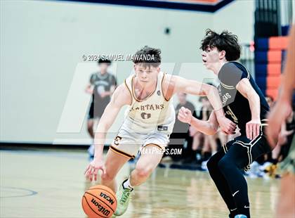 Thumbnail 3 in Calabasas vs La Canada (9th Annual west valley Boys Basketball Tip-off Classic) photogallery.