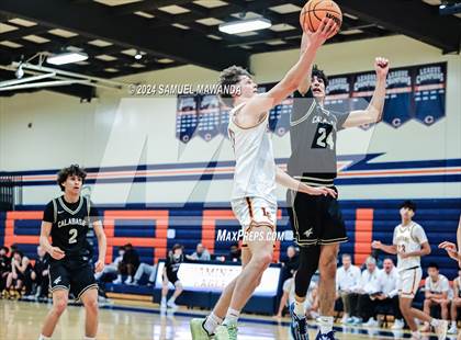 Thumbnail 2 in Calabasas vs La Canada (9th Annual west valley Boys Basketball Tip-off Classic) photogallery.
