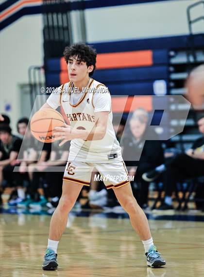 Thumbnail 1 in Calabasas vs La Canada (9th Annual west valley Boys Basketball Tip-off Classic) photogallery.