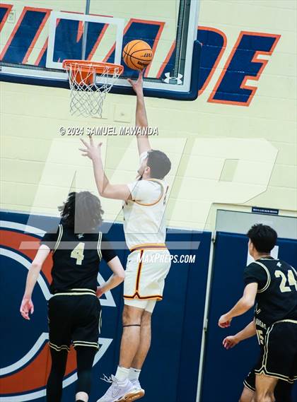 Thumbnail 1 in Calabasas vs La Canada (9th Annual west valley Boys Basketball Tip-off Classic) photogallery.