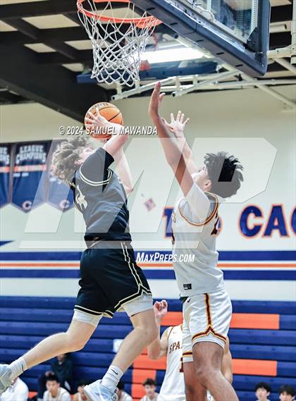 Thumbnail 3 in Calabasas vs La Canada (9th Annual west valley Boys Basketball Tip-off Classic) photogallery.