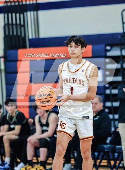 Thumbnail 1 in Calabasas vs La Canada (9th Annual west valley Boys Basketball Tip-off Classic) photogallery.