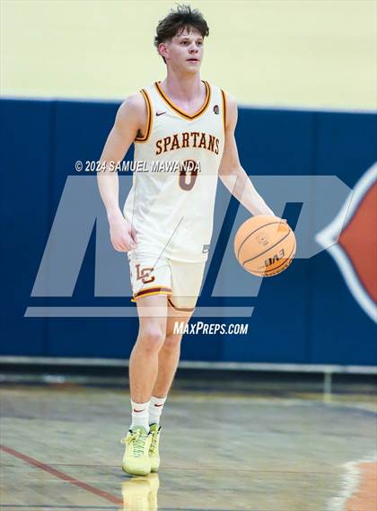 Thumbnail 1 in Calabasas vs La Canada (9th Annual west valley Boys Basketball Tip-off Classic) photogallery.