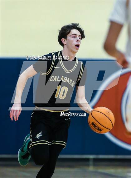 Thumbnail 1 in Calabasas vs La Canada (9th Annual west valley Boys Basketball Tip-off Classic) photogallery.
