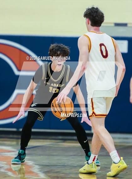 Thumbnail 2 in Calabasas vs La Canada (9th Annual west valley Boys Basketball Tip-off Classic) photogallery.